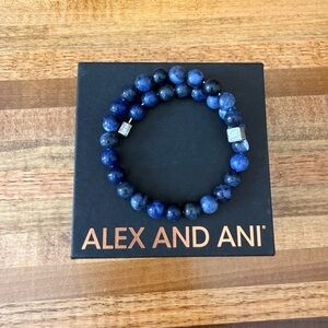 Alex and Ani Sodalite beaded bracelet